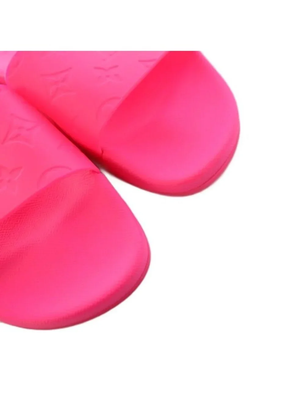 Louis Vuitton Waterfront Line Monogram Rubber Sandals 7 Pink KH - Picture 4 of 8